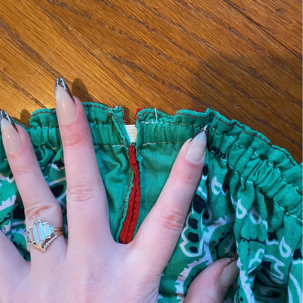 Colorful Handmade Bandana Print Women's Tube Top - Picture 3 of 5